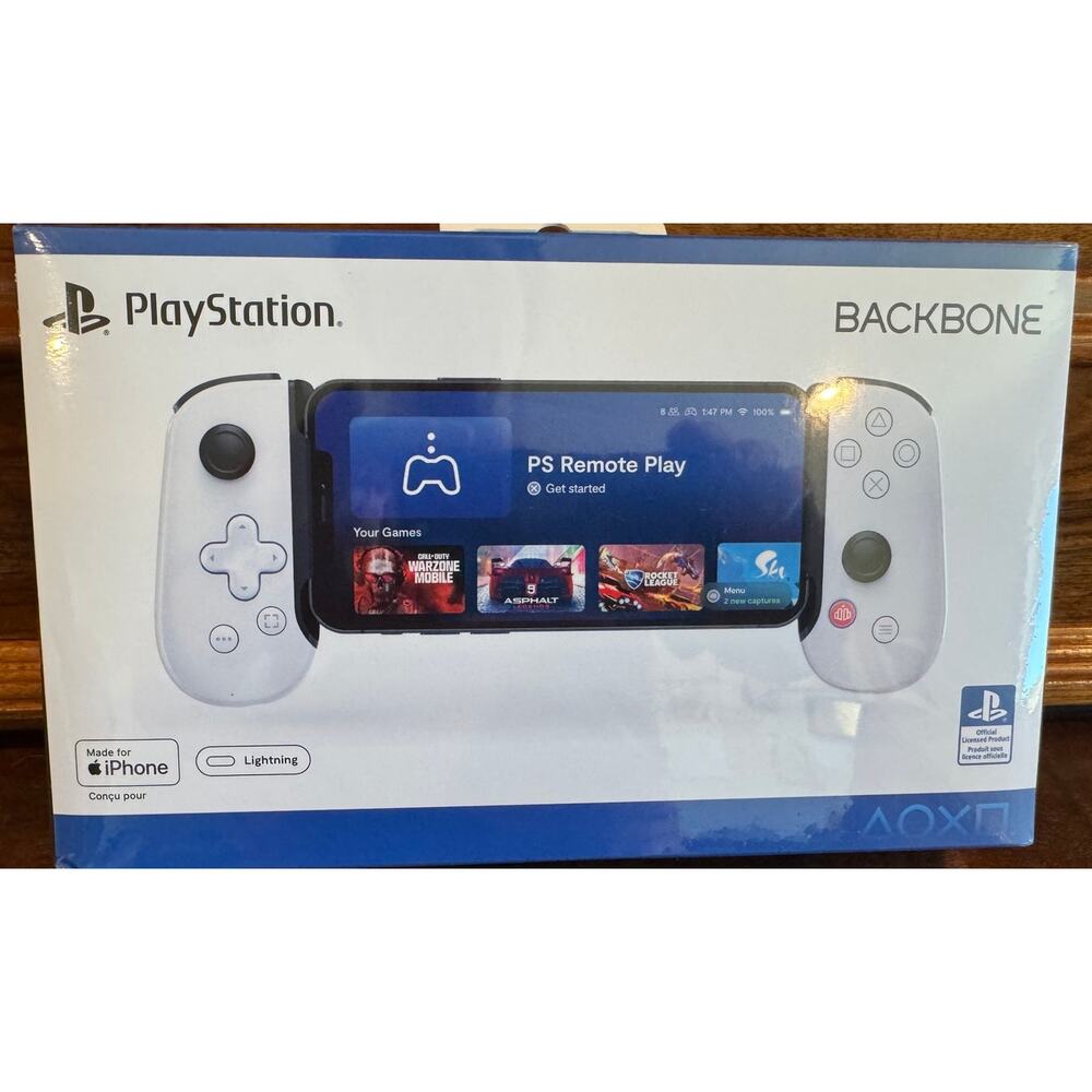 Backbone One NEW PlayStation Edition iPhone Mobile Gaming Controller White